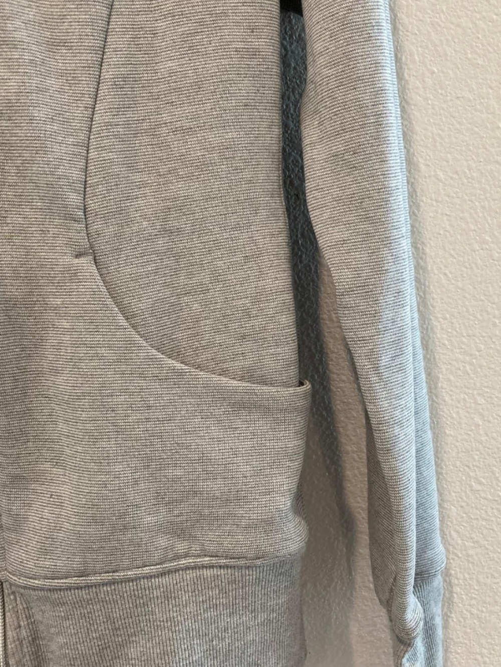 90 Degree by Reflex Gray Space Dye Full Zip Up Performance Hoodie Medium - Picture 6 of 11
